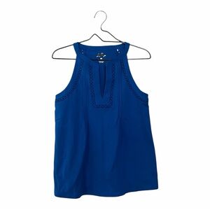 Lilly Pulitzer Issac Knit Top in Barton Blue Women’s Size Small Sleeveless Shirt
